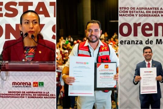 Se definen los tres aspirantes de Morena para la gubernatura de Baja California Sur gubernatura de Baja California Sur
